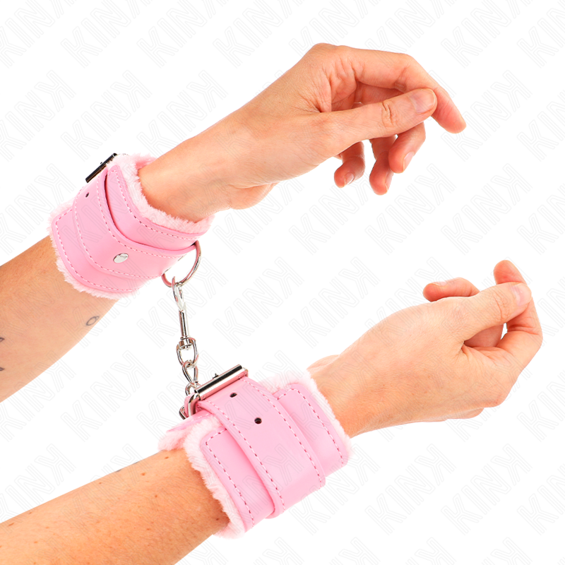 Kink Wrist Restraint-Mansete pentru Încheieturi Căptușite cu-Roz 1 img 187754 109d135568fadaebb6df9af05d38e8c9 1
