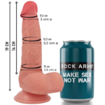 Rock Army-Liquid Silicone Fox 19 cm -o- 3.2 cm-Waterproof, Ventuza · Dildo & Stimulatoare (imaginea 3)