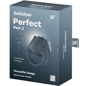 Satisfyer Partner-Perfect Pair 2 2-in-1 Inel pentru Penis si 18 Satisfyer Partner-Perfect Pair 2 2-in-1 Inel pentru Penis si - imagine 9