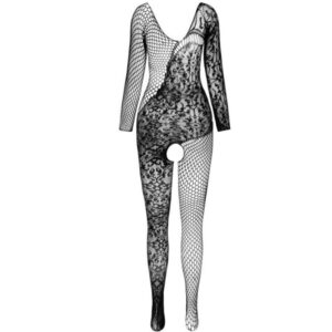 Passion Woman Bodystockings-BS-107 Bodystocking Negru One Size 7 Passion Woman Bodystockings-BS-107 Bodystocking Negru One Size - imagine 3
