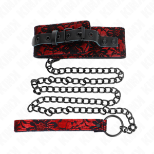 Kink Collar & Gag-Colier Dantelă cu Centură din Piele Naturală 9 Kink Collar & Gag-Colier Dantelă cu Centură din Piele Naturală - imagine 3