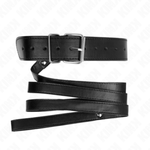 Kink Collar & Gag-Colier cu Centură 116 cm, Curea Neagră 10 Kink Collar & Gag-Colier cu Centură 116 cm, Curea Neagră - imagine 4