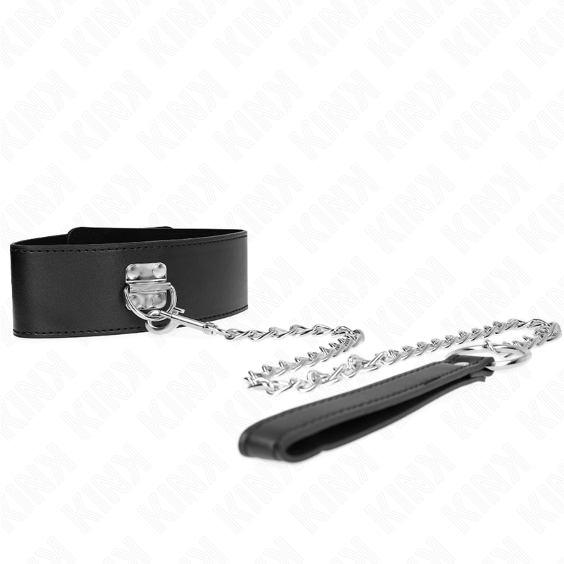 Kink Collar & Gag-Colier cu Ham 65 cm, Bretea Lată Neagră 2 img 188743 472f1b7d1395efdc99de358c745af178 1