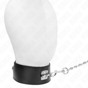 Kink Collar & Gag-Colier cu Ham 65 cm, Bretea Lată Neagră 9 Kink Collar & Gag-Colier cu Ham 65 cm, Bretea Lată Neagră - imagine 3