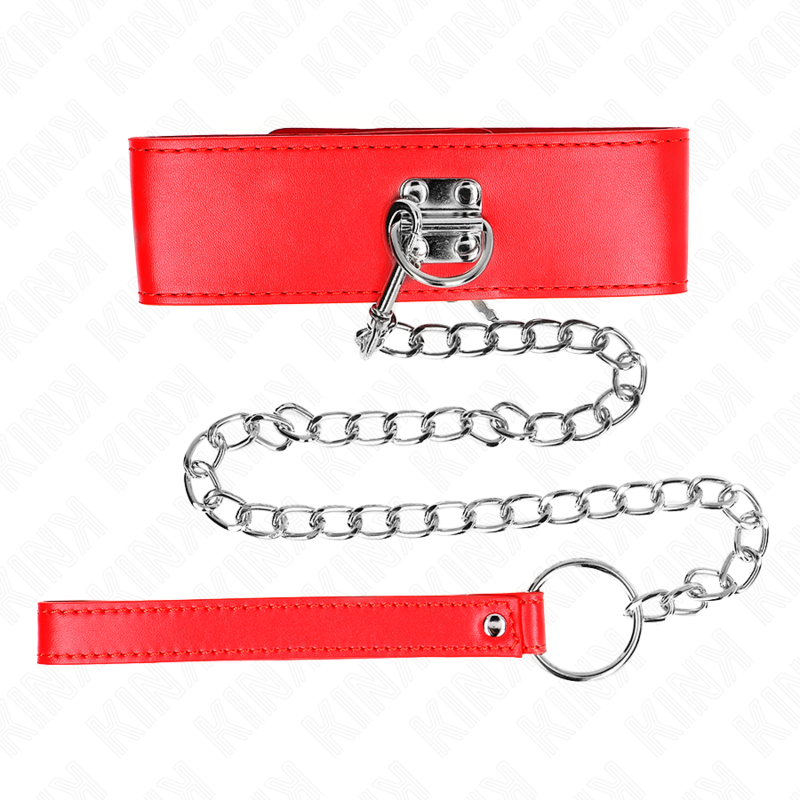 Kink Collar & Gag-Colier cu Curea 65 cm cu Chingă Lată Roșie 2 img 188753 5e3e28aa871fc1df9a94c73621476e57 1