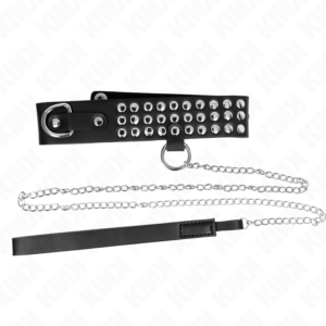Kink Collar & Gag-Colier cu Curea 65 cm, Lucios Reglabil 37-42 8 Kink Collar & Gag-Colier cu Curea 65 cm, Lucios Reglabil 37-42 - imagine 3