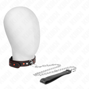 Kink Collar & Gag-Colier cu Curea 65 cm Detalii Inimă 52.5 X 2.5 cm 7 Kink Collar & Gag-Colier cu Curea 65 cm Detalii Inimă 52.5 X 2.5 cm - imagine 1