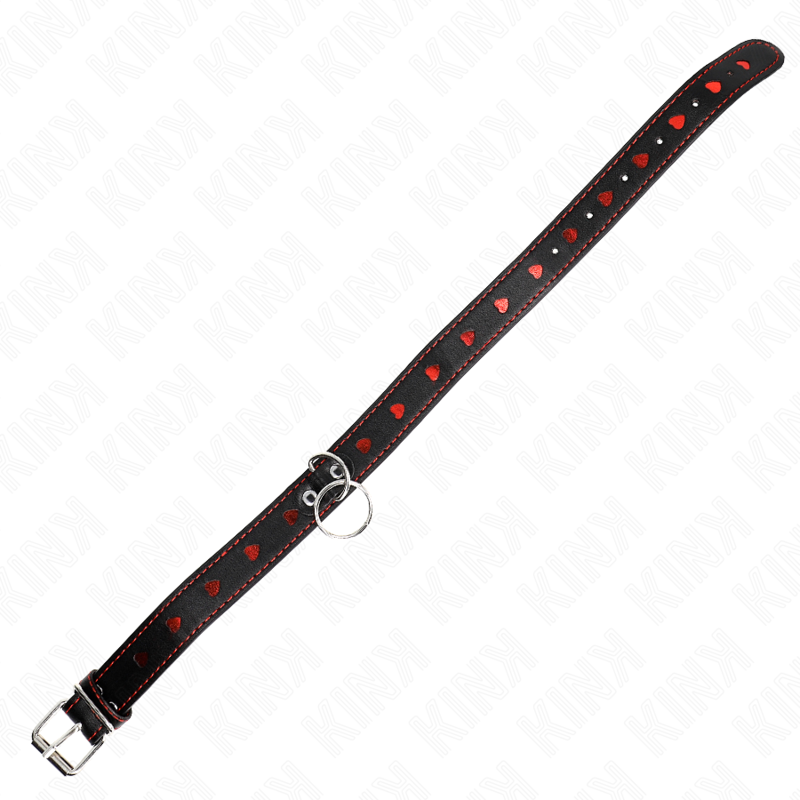Kink Collar & Gag-Colier cu Curea 65 cm Detalii Inimă 52.5 X 2.5 cm 4 img 188775 281b7e0d7f6fef300c83f96e975b6d5d 1