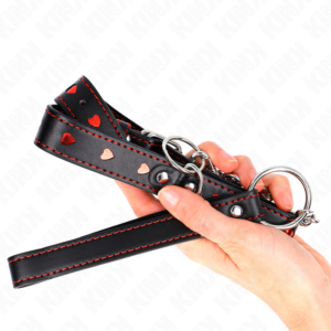 Kink Collar & Gag-Colier cu Curea 65 cm Detalii Inimă 52.5 X 2.5 cm 12 Kink Collar & Gag-Colier cu Curea 65 cm Detalii Inimă 52.5 X 2.5 cm - imagine 6