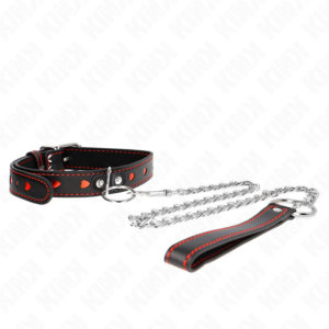 Kink Collar & Gag-Colier cu Curea 65 cm Detalii Inimă 52.5 X 2.5 cm 11 Kink Collar & Gag-Colier cu Curea 65 cm Detalii Inimă 52.5 X 2.5 cm - imagine 5