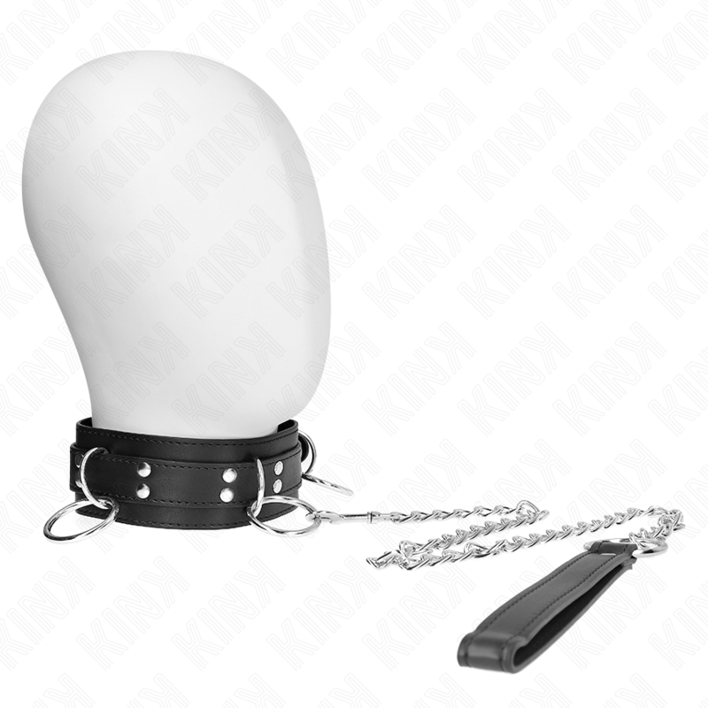 Kink Collar & Gag-Colier Slavery 3 Inele cu Ham 80 cm 53 X 5 1 img 188809 bf97b98674a8d710e1fe1ef91846b718 1