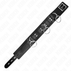 Kink Collar & Gag-Colier Slavery 3 Inele cu Ham 80 cm 53 X 5 9 Kink Collar & Gag-Colier Slavery 3 Inele cu Ham 80 cm 53 X 5 - imagine 3