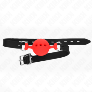 Kink Collar & Gag-Gag din Silicon Integral 55 X 2 cm cu Bilă 4,5 cm 7 Kink Collar & Gag-Gag din Silicon Integral 55 X 2 cm cu Bilă 4,5 cm - imagine 3