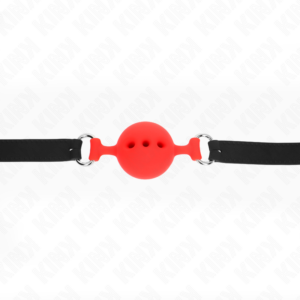 Kink Collar & Gag-Gag din Silicon Integral 55 X 2 cm cu Bilă 4,5 cm 8 Kink Collar & Gag-Gag din Silicon Integral 55 X 2 cm cu Bilă 4,5 cm - imagine 4