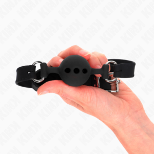 Kink Collar & Gag-Gag din Silicon Integral 55 X 2 cm cu Bilă 4 9 Kink Collar & Gag-Gag din Silicon Integral 55 X 2 cm cu Bilă 4 - imagine 4