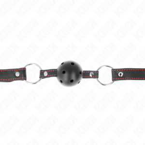 Kink Collar & Gag-Gag Sferic Dur Gol Negru Model 2 65 X 2.5 cm 8 Kink Collar & Gag-Gag Sferic Dur Gol Negru Model 2 65 X 2.5 cm - imagine 4