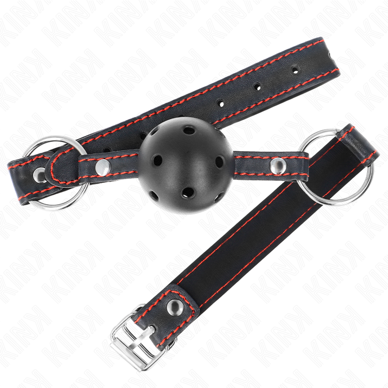 Kink Collar & Gag-Gag Sferic Dur Gol Negru Model 2 65 X 2.5 cm 2 img 188945 e85a8b43aac2718c3295185d9c7eac87 1