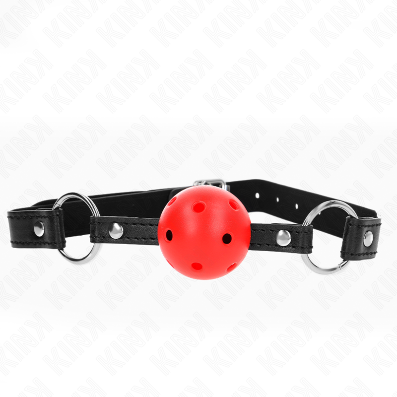 Kink Collar & Gag-Gag cu Bilă Solidă Roșie 4.5 cm Model 1 63.5 X 1 img 188947 5e4af72f2ce82d104a8f9142e7556cd7 1