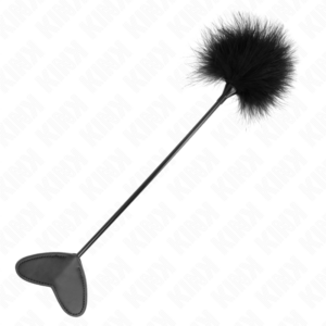 Kink Impact & Touch-Duster cu Pene și Paddle Inimă 31 cm - imagine 3