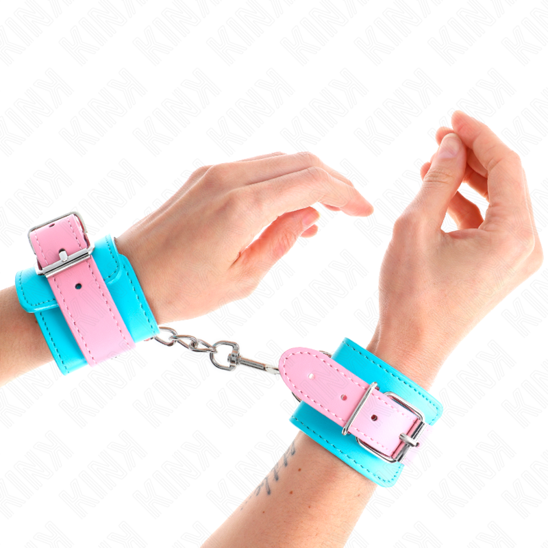 Kink Wrist Restraint-Cute Wrist Restraints Blue/Pink Adjustable 1 img 189177 7204aedb925f6eaf09d9169f2c18da7a 1