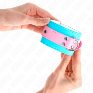 Kink Wrist Restraint-Cute Wrist Restraints Blue/Pink Adjustable 8 Kink Wrist Restraint-Cute Wrist Restraints Blue/Pink Adjustable - imagine 4