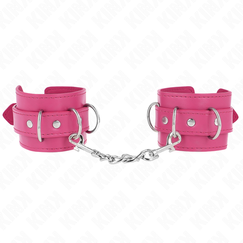 Kink Wrist Restraint-3 D-ring Cătușe pentru Încheieturi-Roz 2 img 189187 2e82685cd00d8002874d930203ea64d9 1