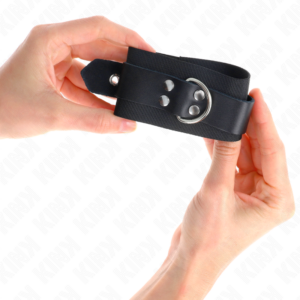 Kink Wrist Restraint-Nylon Wrist Restraints Negru cu Curea 8 Kink Wrist Restraint-Nylon Wrist Restraints Negru cu Curea - imagine 4