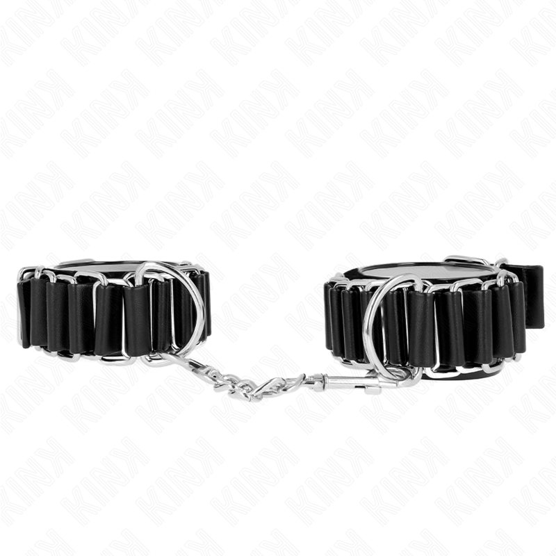 Kink Wrist Restraint-Mansete Subtiri Tip Balamă Negre 2 Kink Wrist Restraint-Mansete Subtiri Tip Balamă Negre · Bondage & Catuse (imaginea 2)