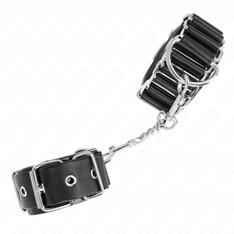 Kink Wrist Restraint-Mansete Subtiri Tip Balamă Negre 3 Kink Wrist Restraint-Mansete Subtiri Tip Balamă Negre · Bondage & Catuse (imaginea 3)