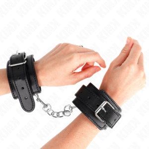 Kink Wrist Restraint-Mansete Subțiri pentru Încheieturi Negre - imagine 1
