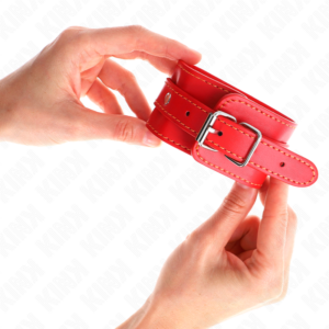 Kink Wrist Restraint-Manșete Subțiri pentru Încheieturi Roșii 7 Kink Wrist Restraint-Manșete Subțiri pentru Încheieturi Roșii - imagine 3