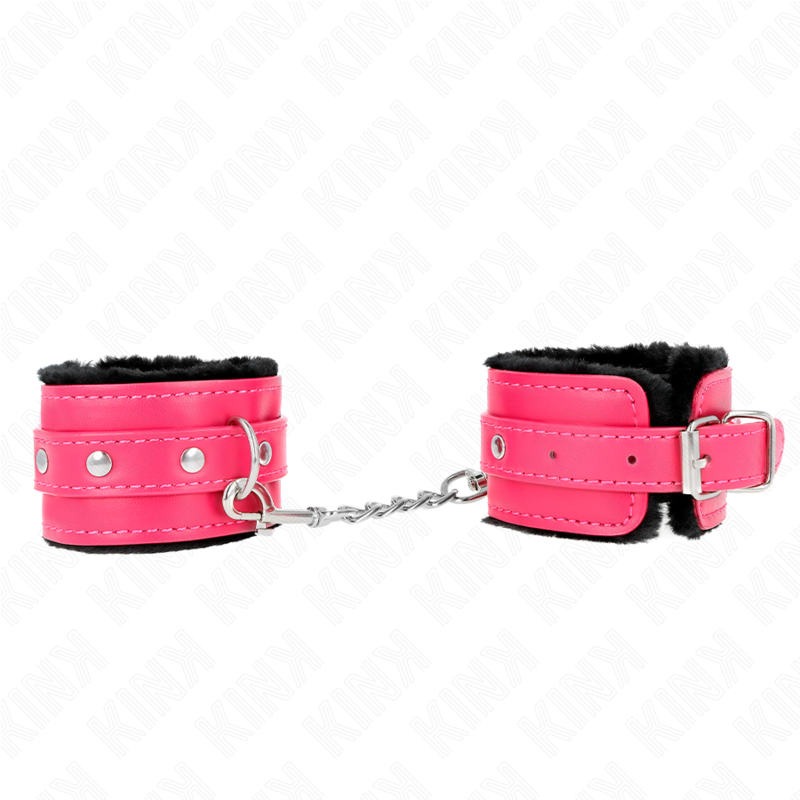 Kink Wrist Restraint-Mansete pentru Încheieturi Căptușite cu-Negru, Roz 2 img 189363 3e0d2e8c4656e8fc93fc491c15851a3f 1