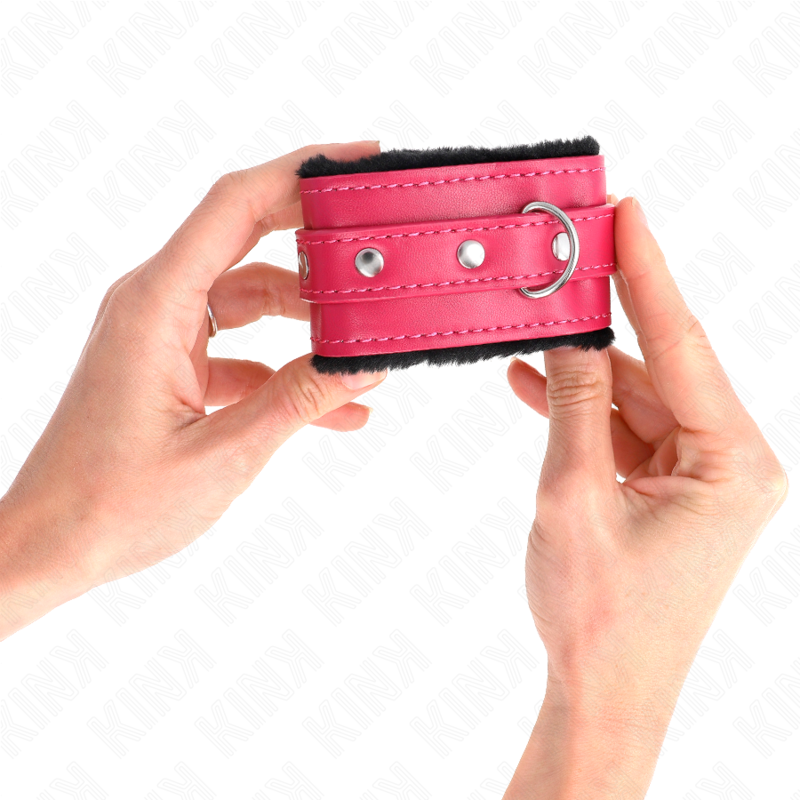 Kink Wrist Restraint-Mansete pentru Încheieturi Căptușite cu-Negru, Roz 4 img 189365 67375e67345346705659a43ea3e67b9c 1
