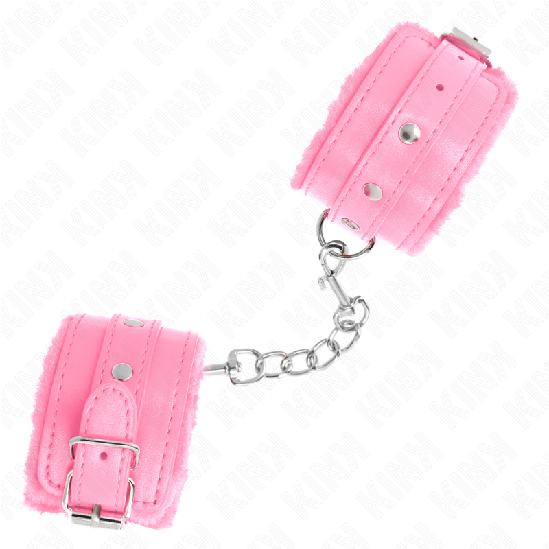 Kink Wrist Restraint-Premium Manchete Căptușite cu Blană Roz 3 img 189384 4e37cd717ec9644777e92d17ae11bb81 1