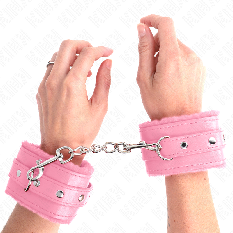 Kink Wrist Restraint-Premium Manchete Căptușite cu Blană Roz 1 img 189386 bf94669afa42dd960eecf3bf48b0630c 1