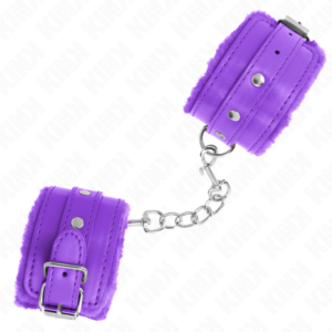 Kink Wrist Restraint-Mansete pentru Încheieturi Căptușite cu-Mov - imagine 3