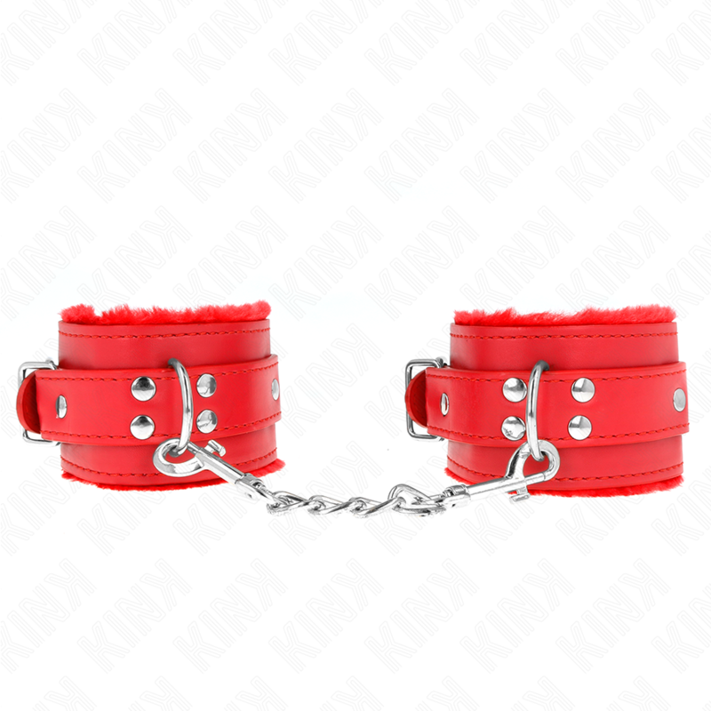Kink Wrist Restraint-Mansete pentru Încheieturi Căptușite cu-Roșu 2 img 189391 46c2bca664c43d9dbbf6ed64bd4a75e2 1