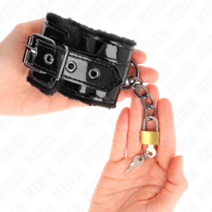 Kink Wrist Restraint-Cătușe Ușoare pentru Încheieturi cu Lacăt 8 Kink Wrist Restraint-Cătușe Ușoare pentru Încheieturi cu Lacăt - imagine 4