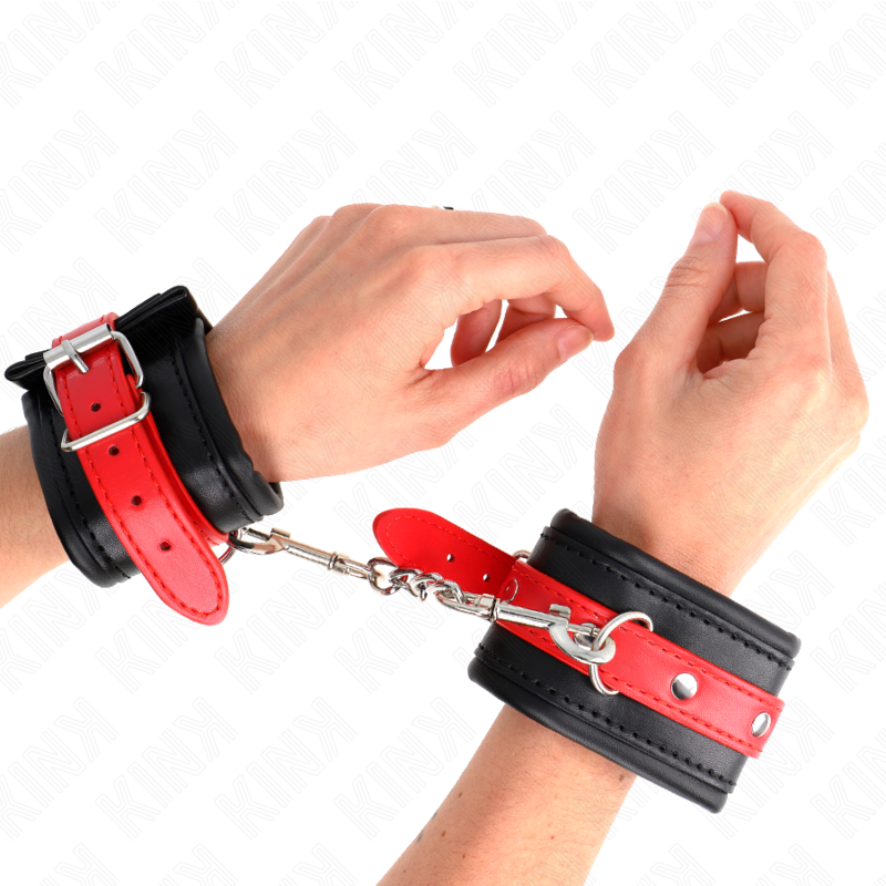 Kink Wrist Restraint-Manșete pentru Încheieturi Negre cu Cureaua 1 img 189433 fa88d462911fdcdf15ad7e0a5006b577 1