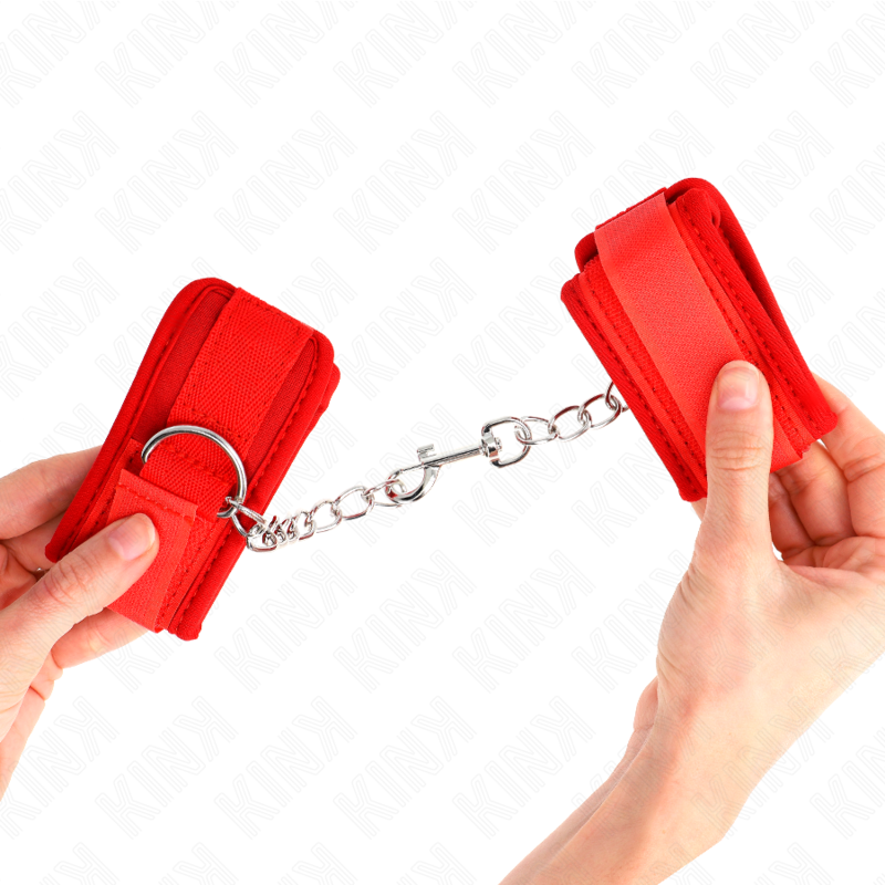 Kink Wrist Restraint-Cătușe Neopren pentru Încheieturi Roșu 42 X 4 img 189453 7fb0394ecd53929c95a33a92d5be428e 1
