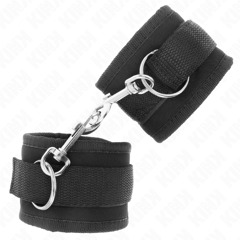 Kink Wrist Restraint-Cătușe de Încheietură Nylon Hook&loop Negre 3 img 189466 30743a7701b3b40f9949a9e3b19cce7e 1