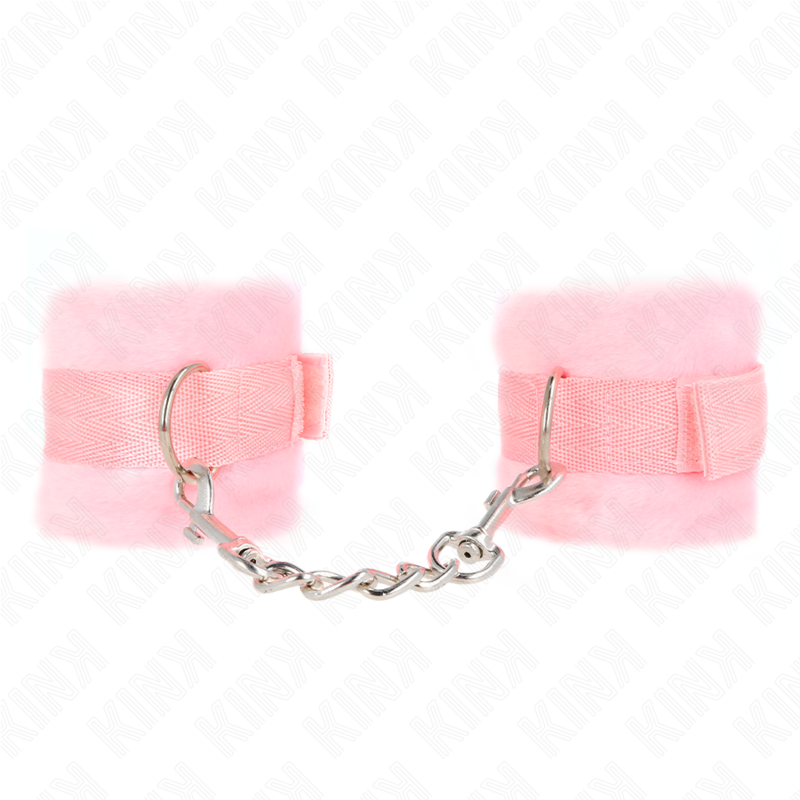 Kink Wrist Restraint-Cătușe Pufose pentru Începători Roz 30 X 7 cm 2 img 189497 9e8658da32219753116b739c8ecbde96 1