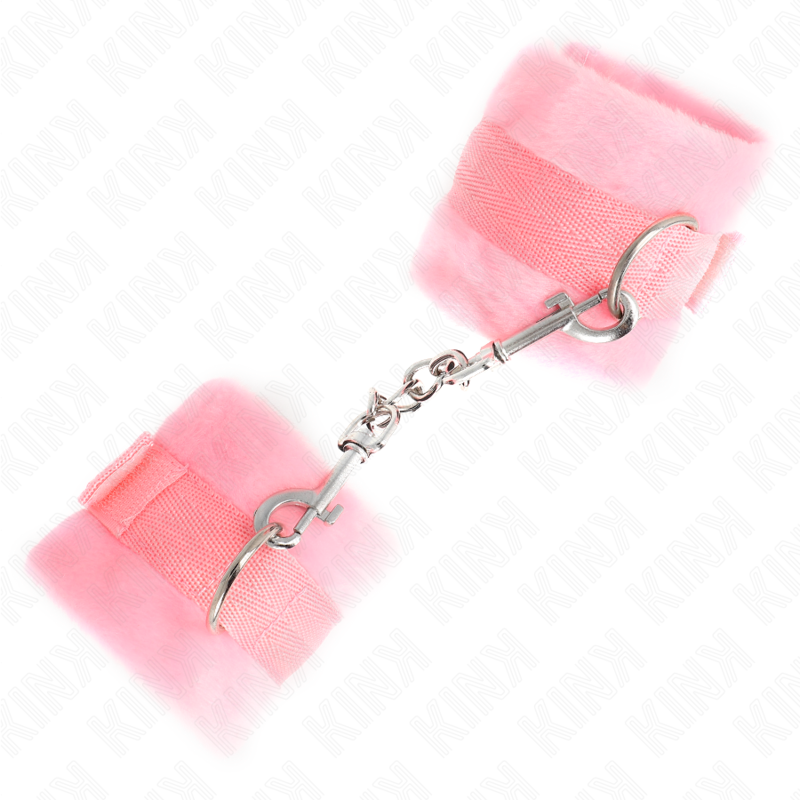 Kink Wrist Restraint-Cătușe Pufose pentru Începători Roz 30 X 7 cm 3 img 189498 a714da73a5a871ef4dedb49a7eba3b99 1
