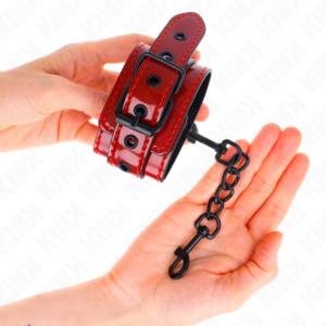 Kink Wrist Restraint-Manșete pentru Încheieturi Roșu Închis 23 X 8 Kink Wrist Restraint-Manșete pentru Încheieturi Roșu Închis 23 X - imagine 4