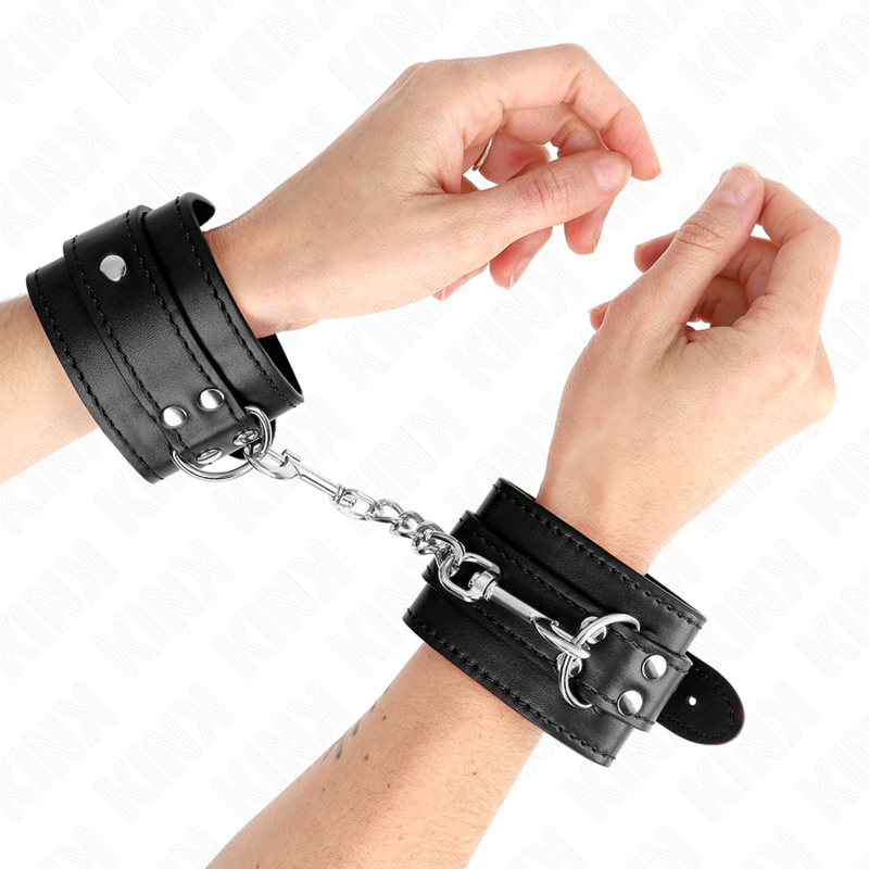 Kink Wrist Restraint-Cătușe Simple pentru Încheieturi Negre 1 img 189514 79622d05ee7ca81ec42f5c291f5ed840 1