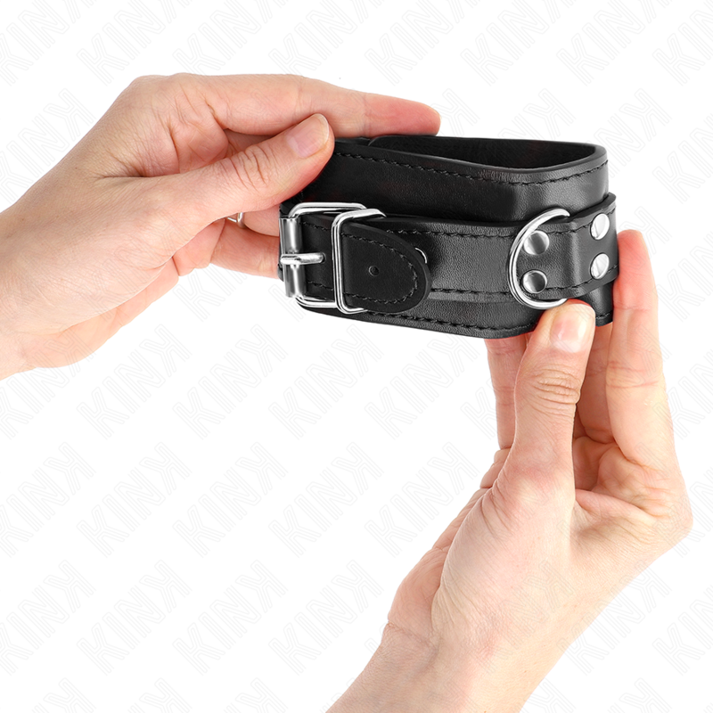 Kink Wrist Restraint-Cătușe Simple pentru Încheieturi Negre 4 img 189516 2b544bbb169ed501560f8f1141141624 1