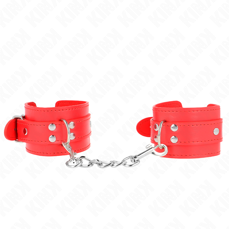 Kink Wrist Restraint-Cătușe Simple pentru Încheieturi Roșii 2 img 189517 5fad1e6b4a3dd29702fe54e9327893a4 1
