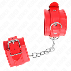 Kink Wrist Restraint-Cătușe Simple pentru Încheieturi Roșii 7 Kink Wrist Restraint-Cătușe Simple pentru Încheieturi Roșii - imagine 3