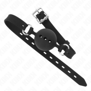 Kink Collar & Gag-Morsă Full din Silicon 55 X 2 cm cu Bilă 4.5 cm 8 Kink Collar & Gag-Morsă Full din Silicon 55 X 2 cm cu Bilă 4.5 cm - imagine 4