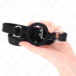 Kink Collar & Gag-Silicone O-ring 5 cm Gag 56 cm 7 Kink Collar & Gag-Silicone O-ring 5 cm Gag 56 cm - imagine 3